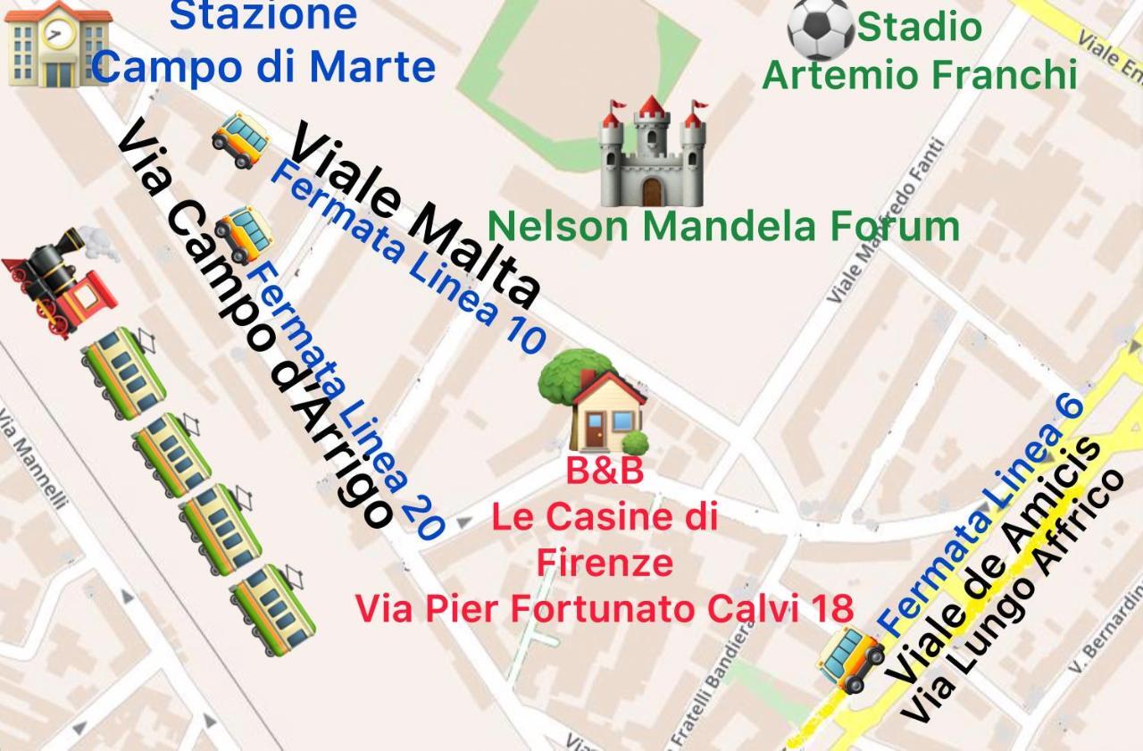 Le Casine Di Firenze Bed & Breakfast Eksteriør bilde