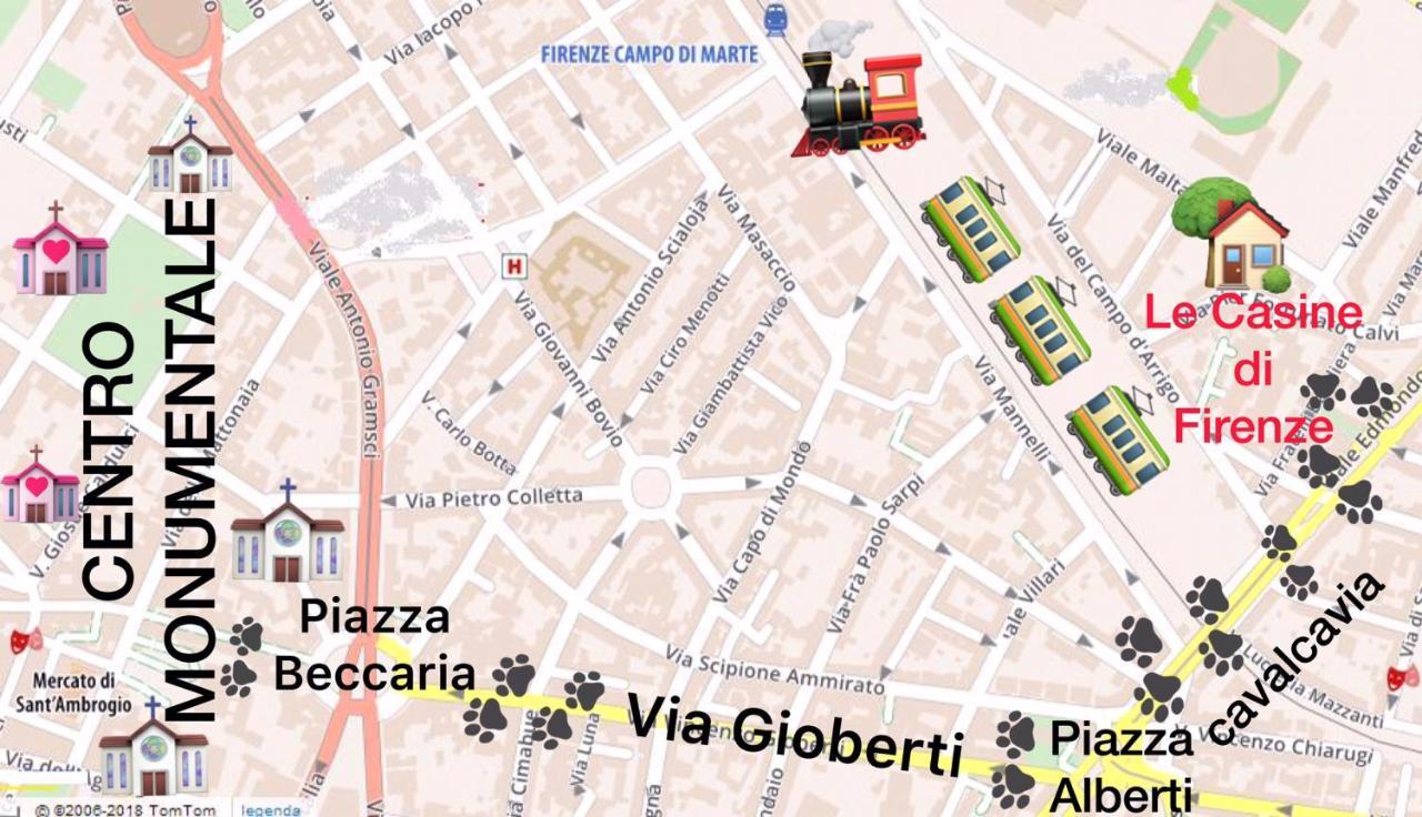 Le Casine Di Firenze Bed & Breakfast Eksteriør bilde